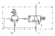 Symbol Pressure Control Switch