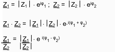 Multiplikation - Division Komplexer Zahlen