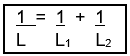 Conexión en paralelo de las inductancias - cálculo