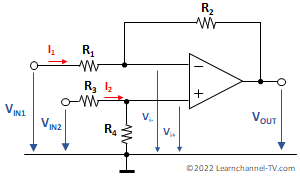 Operational Amplifier as Differential Amplifier