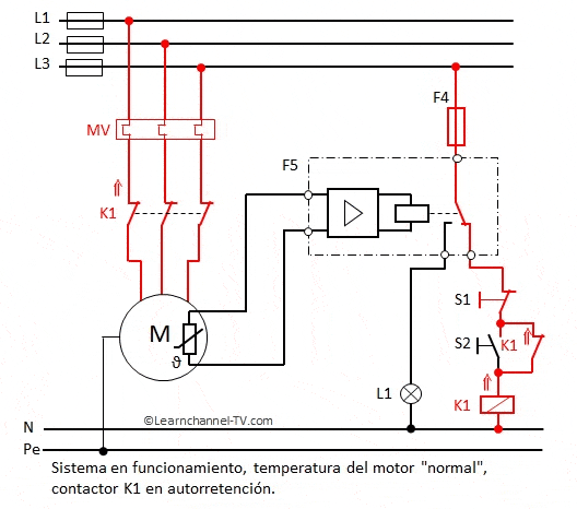 Protección térmica con termistor - cómo funciona y ejemplo de circuito