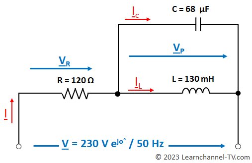 Circuitos eléctricos de corriente alterna - Cálculo con números complejos