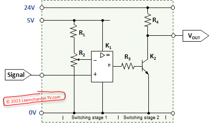 Transistor as an electronic switch - Exercise