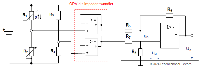 Anwendung OPV als Impedanzwandler