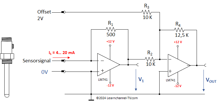 Op-Amp as Transimpedance amplifier - exercise